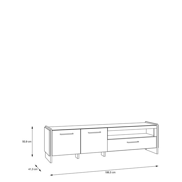 Alpen Home Muirhead TV Furniture for TVs up to 60" Wayfair.co.uk